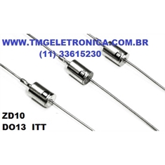 ZD10 DIODE ZENER 10V 1.3W DO-13 2PIN AXIAL